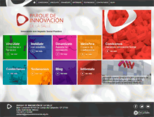 Tablet Screenshot of parquedeinnovacion.org.mx